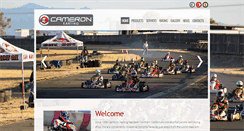 Desktop Screenshot of cameronkarting.com